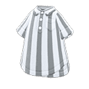 vertical-stripes shirt - Gray