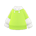 tee-parka combo - Lime