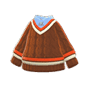 tennis sweater - Brown