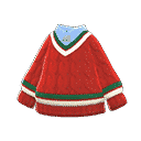 tennis sweater - Red