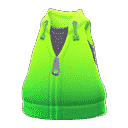 sleeveless parka - Green