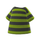 striped tee - Green