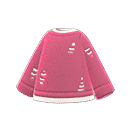 thread-worn sweater - Pink