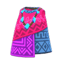 tropical cut-and-sew tank - Pink