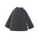 tight-knit sweater - Black