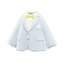 tuxedo jacket - White