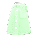 sleeveless dress shirt - Green