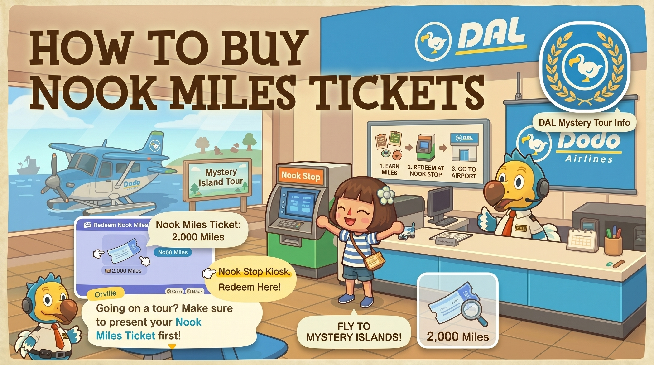 How to Buy Nook Miles Tickets in Animal Crossing: New Horizons