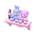 dreamy wall rack - Pink