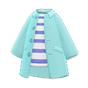 top coat - Light blue