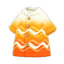 Orange Hotel Aloha Shirt in Animal Crossing New Horizons