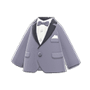 tuxedo jacket - Gray
